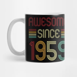 Vintage Awesome Since 1959 Mug